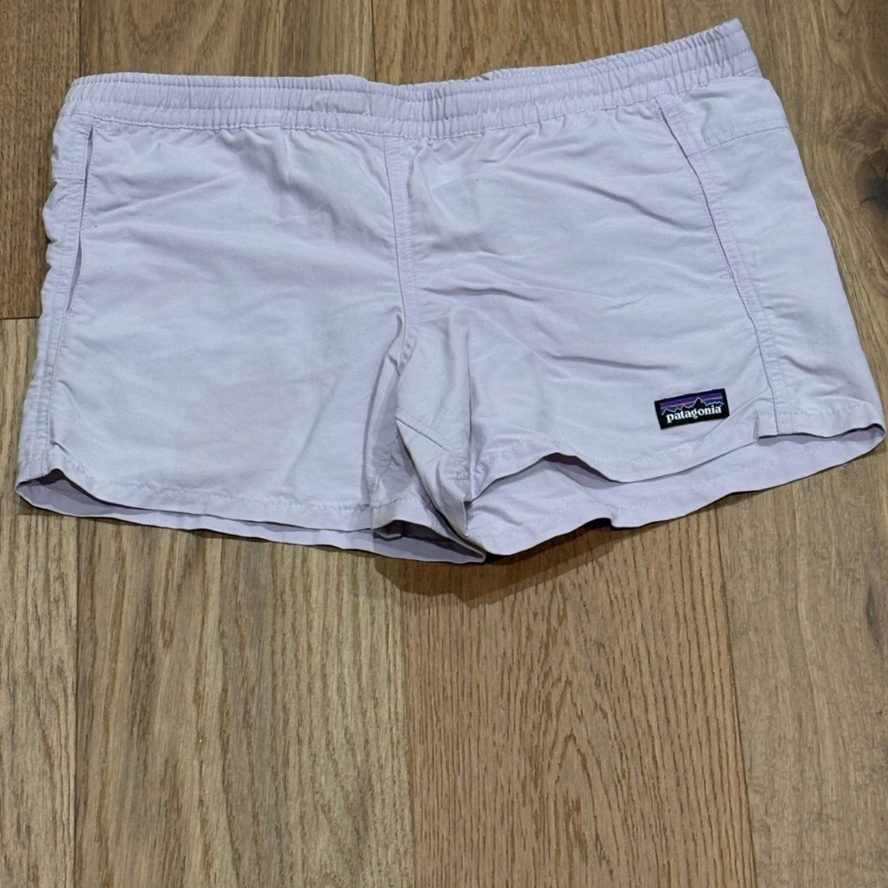 Patagonia Women's Athletic Shorts in Light Gray